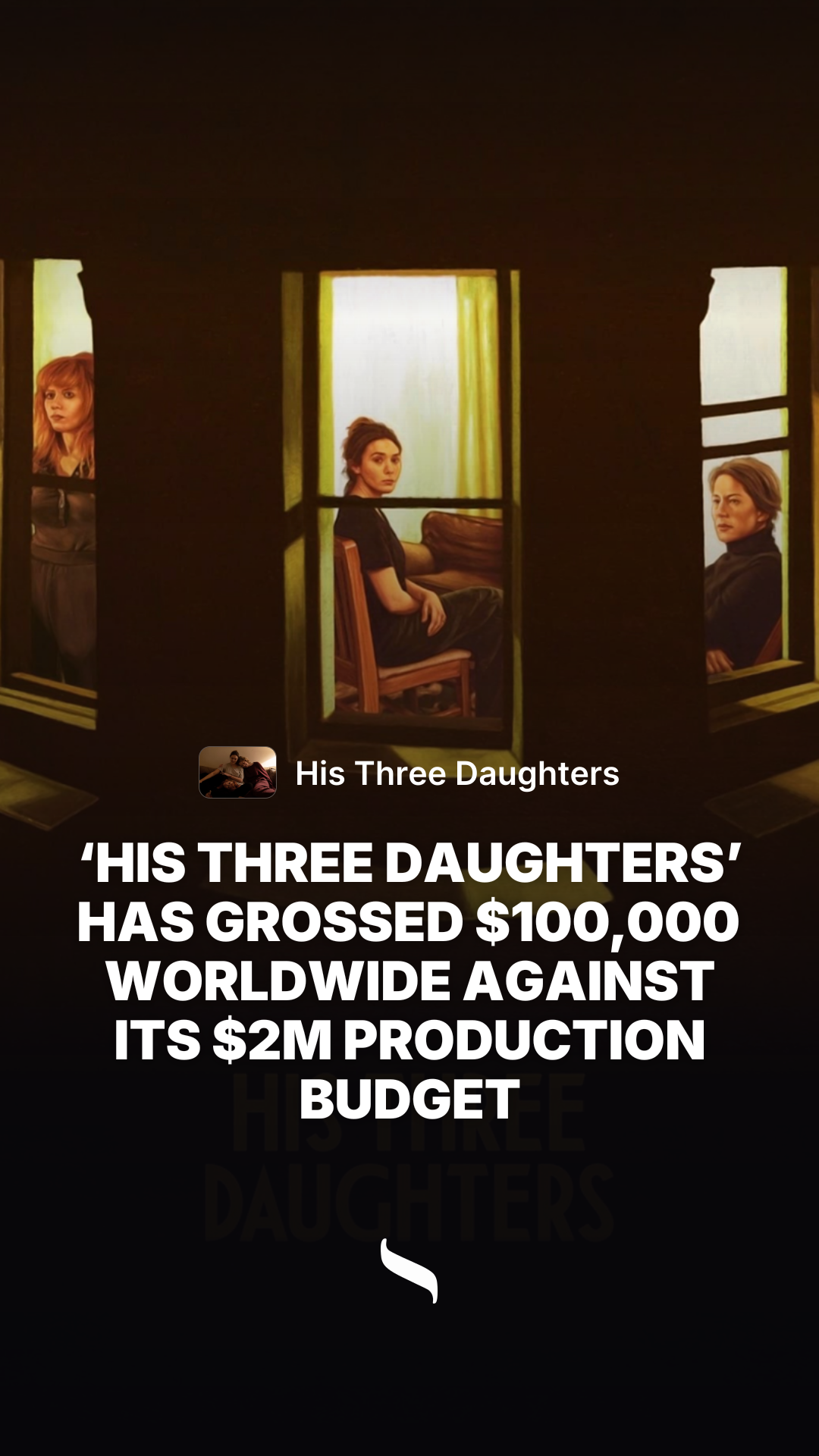 His Three Daughters share card