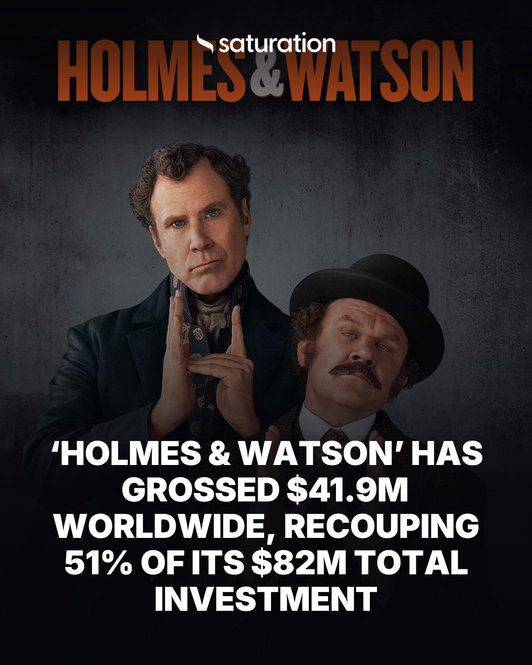 Holmes & Watson share card