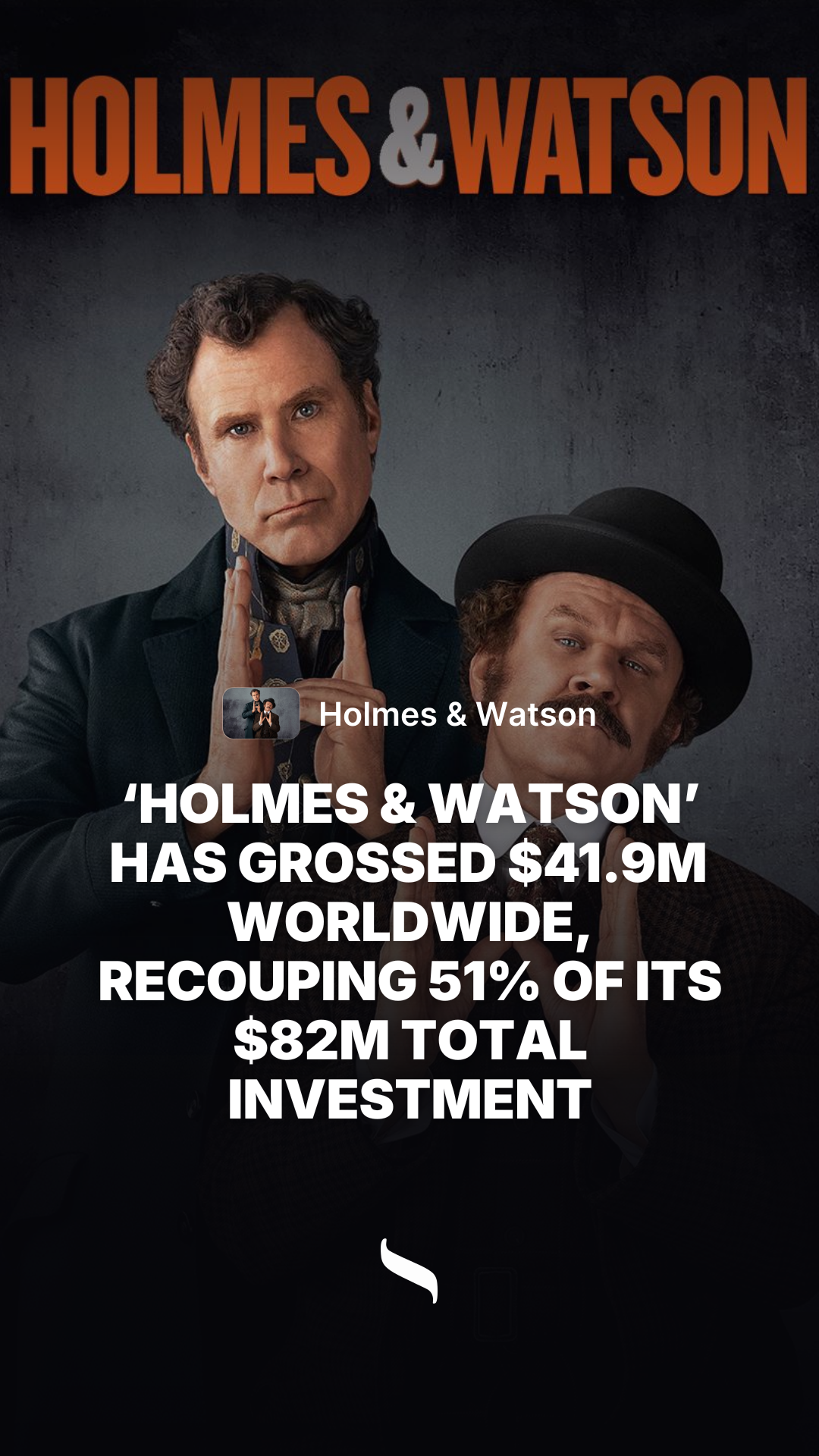 Holmes & Watson share card