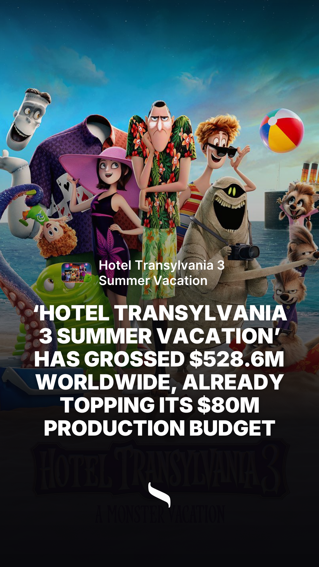 Hotel Transylvania 3 Summer Vacation share card