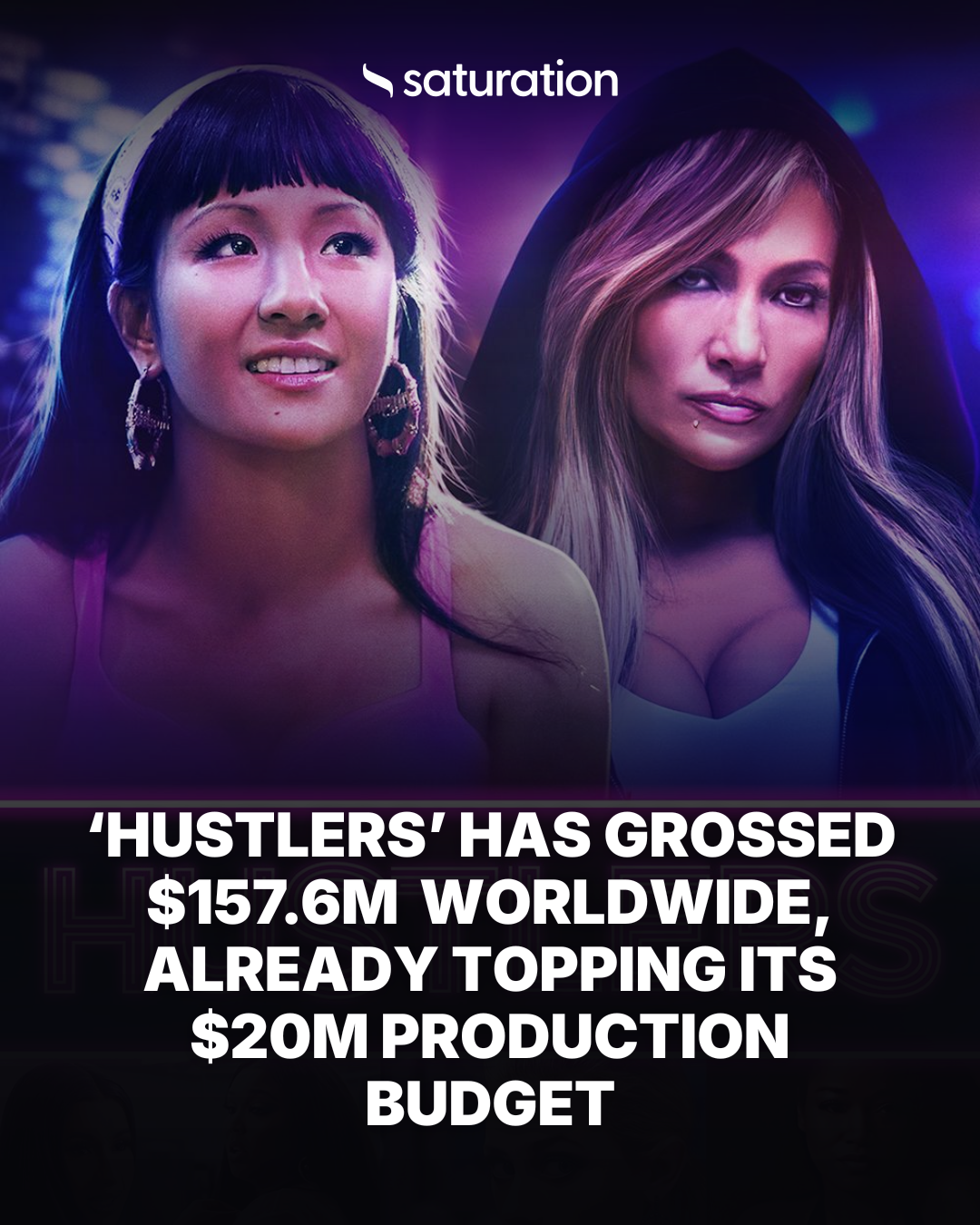 Hustlers share card