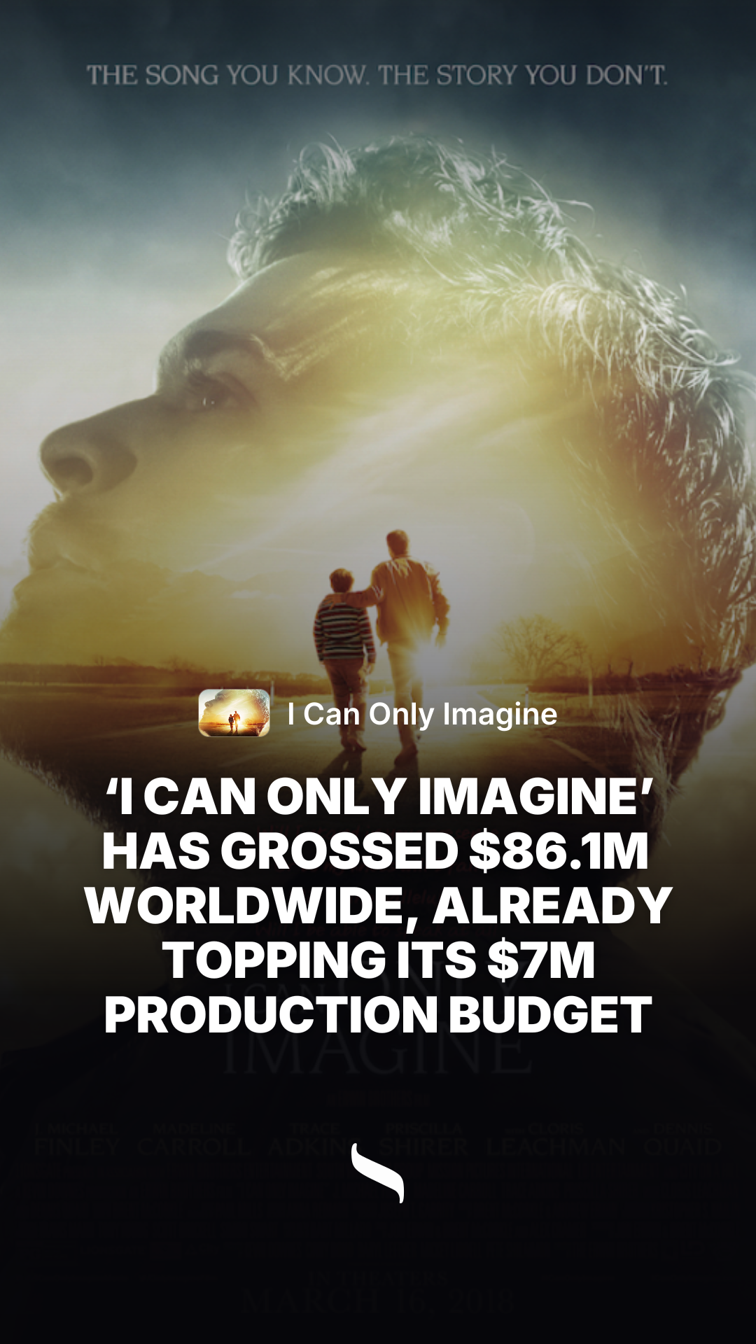 I Can Only Imagine share card