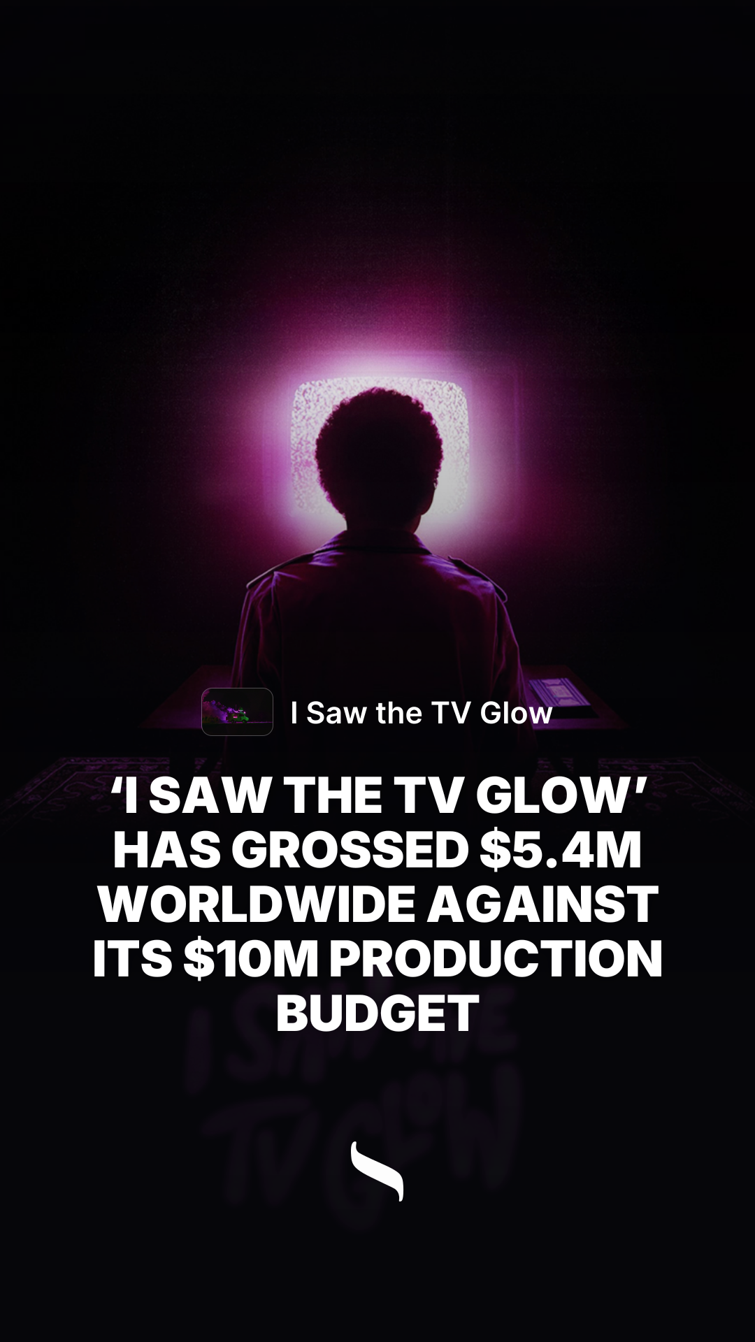 I Saw the TV Glow share card