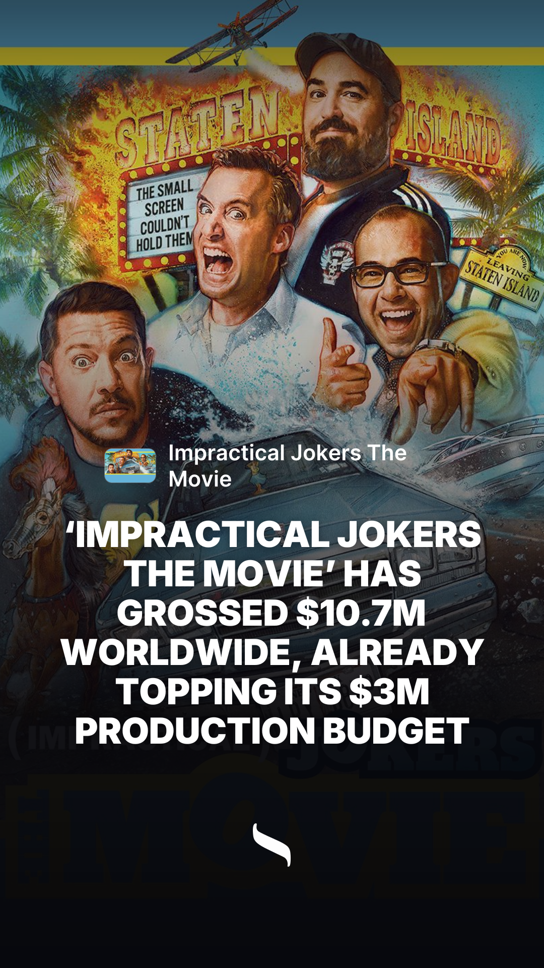 Impractical Jokers The Movie share card