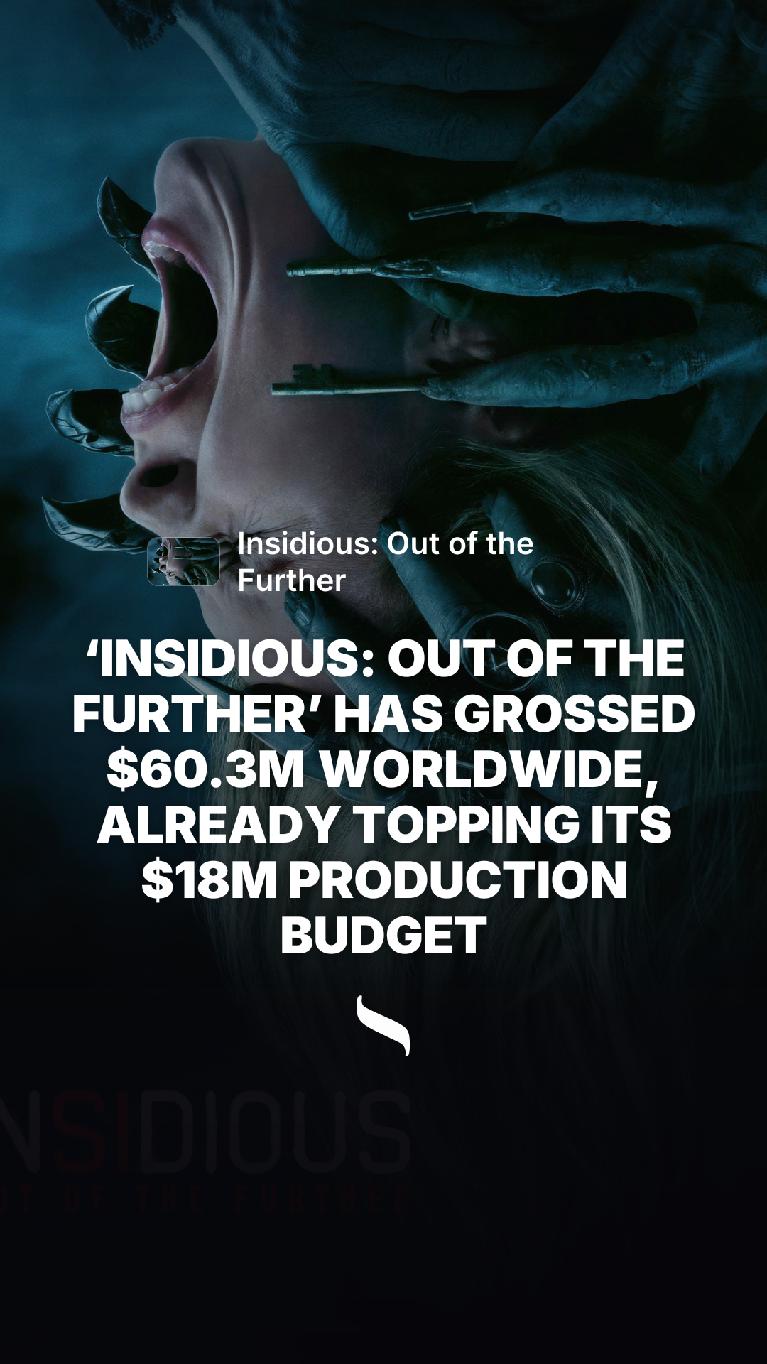 Insidious: Out of the Further share card
