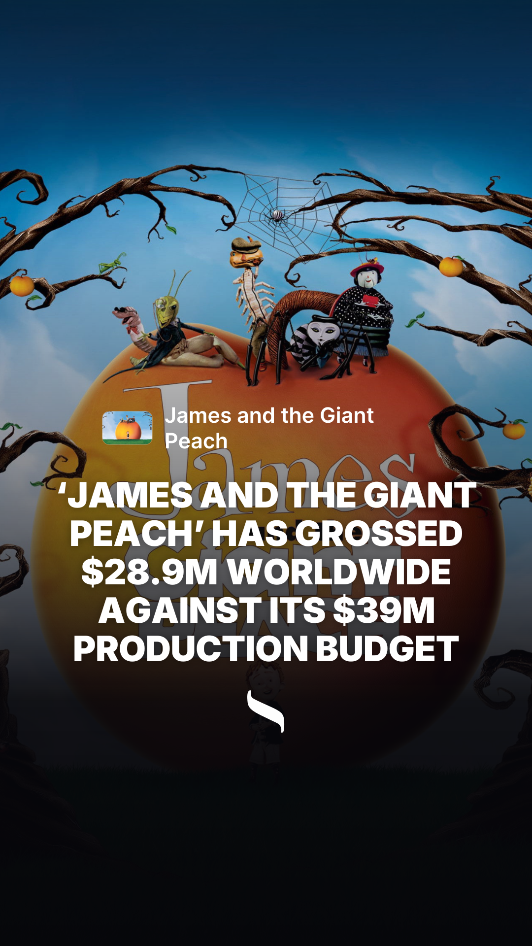 James and the Giant Peach share card