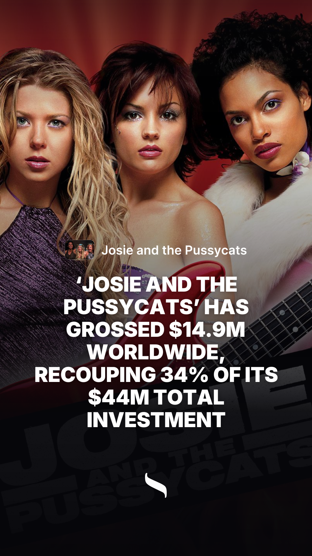 Josie and the Pussycats share card