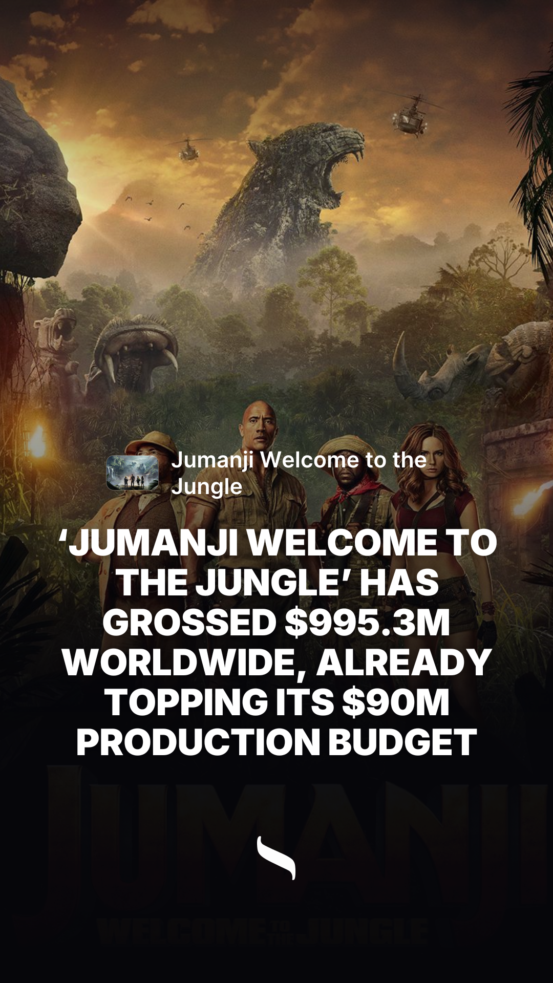Jumanji Welcome to the Jungle share card