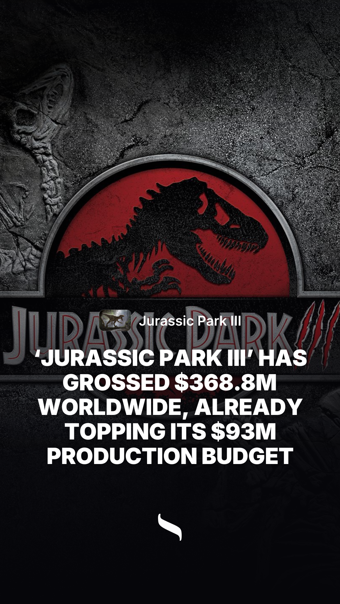 Jurassic Park III share card
