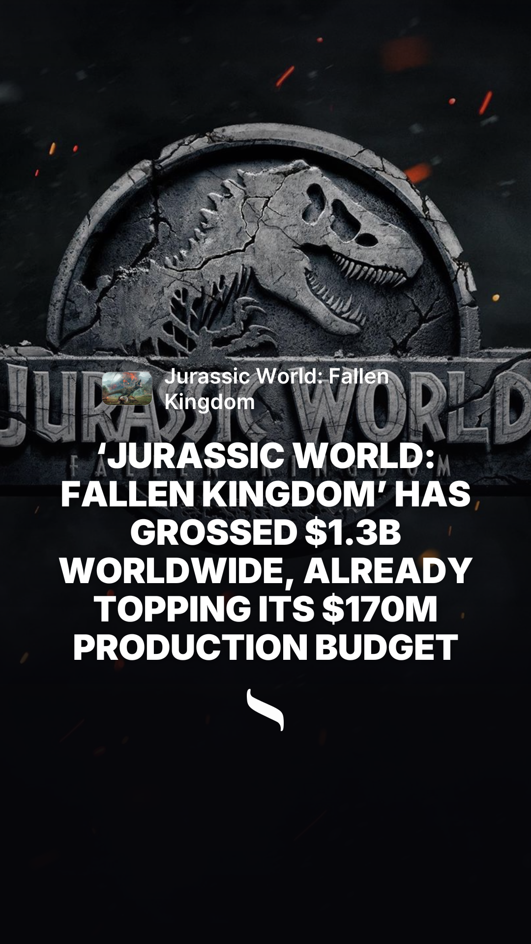 Jurassic World: Fallen Kingdom share card