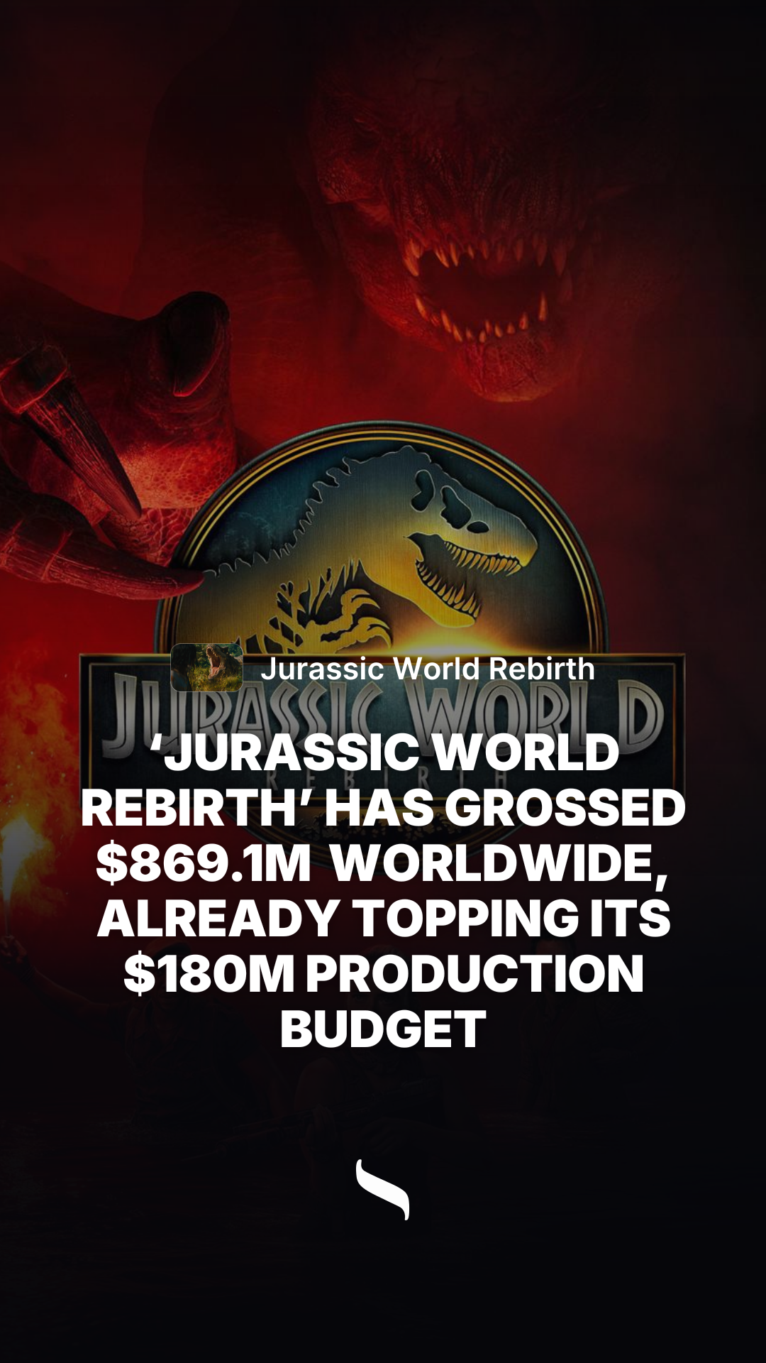 Jurassic World Rebirth share card