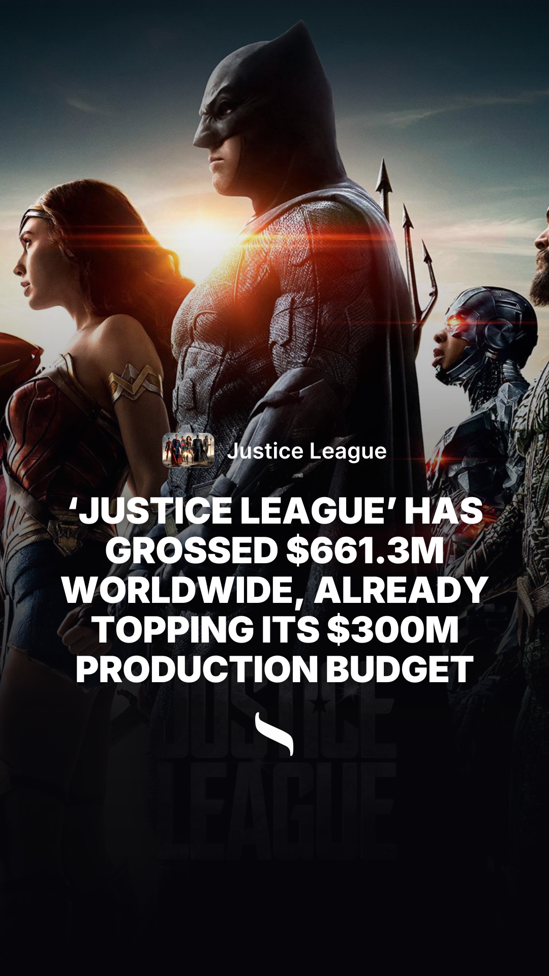 Justice League share card