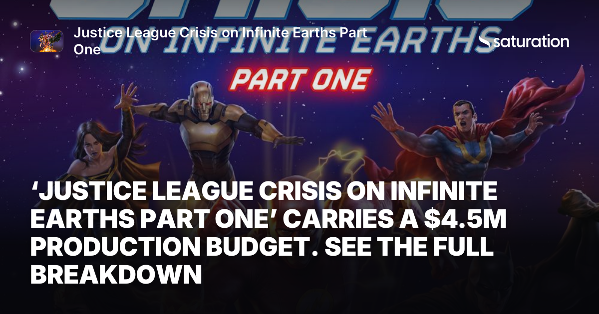 Justice League Crisis on Infinite Earths Part One share card
