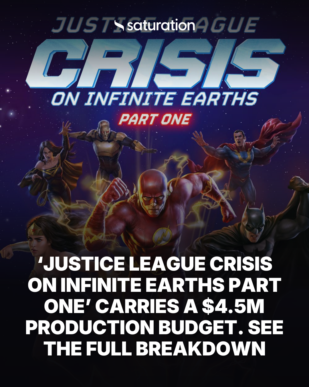 Justice League Crisis on Infinite Earths Part One share card