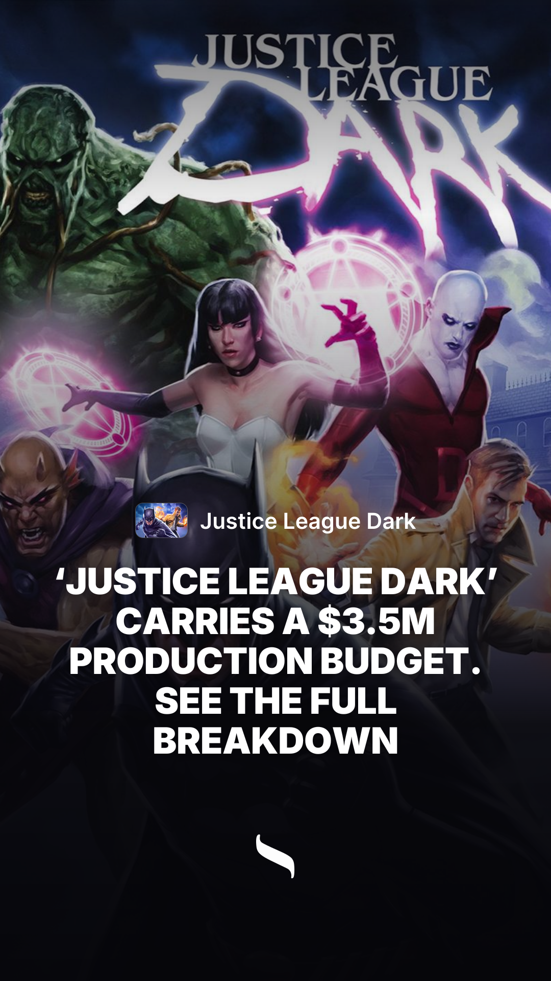 Justice League Dark share card