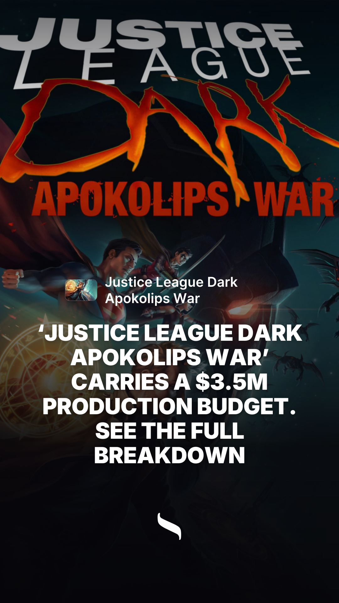Justice League Dark Apokolips War share card