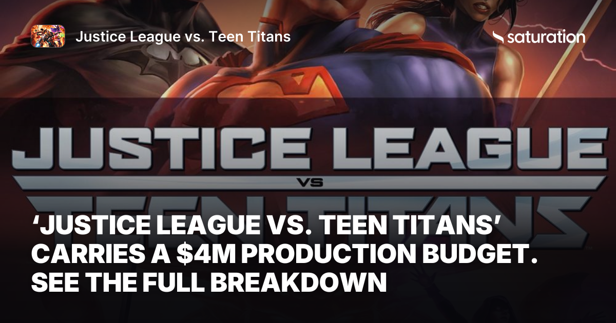Justice League vs. Teen Titans share card