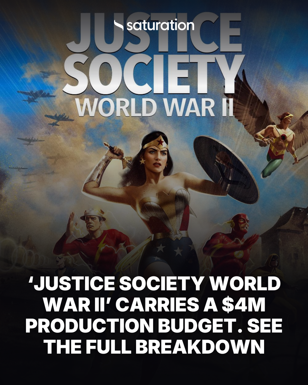 Justice Society World War II share card