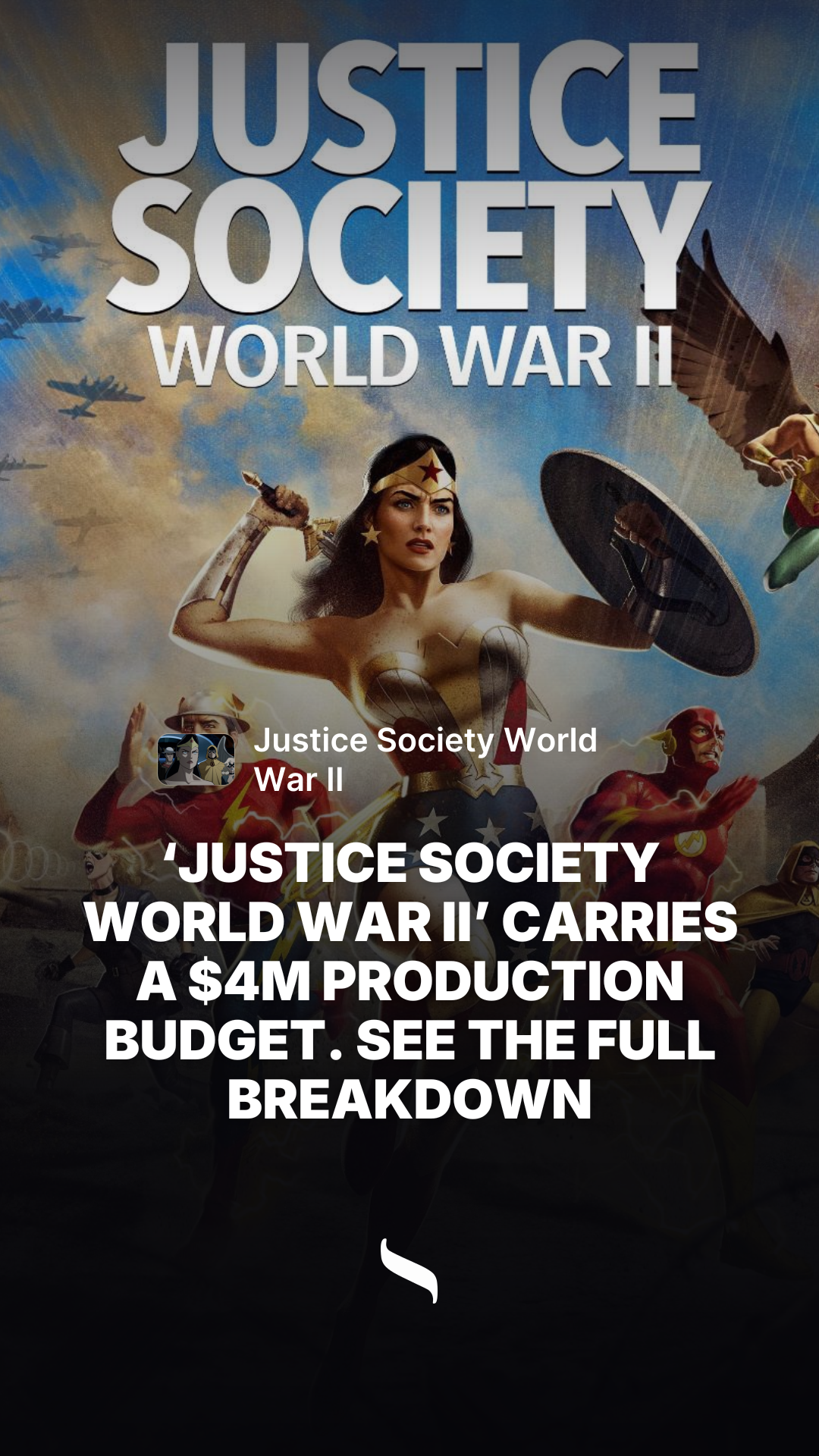 Justice Society World War II share card