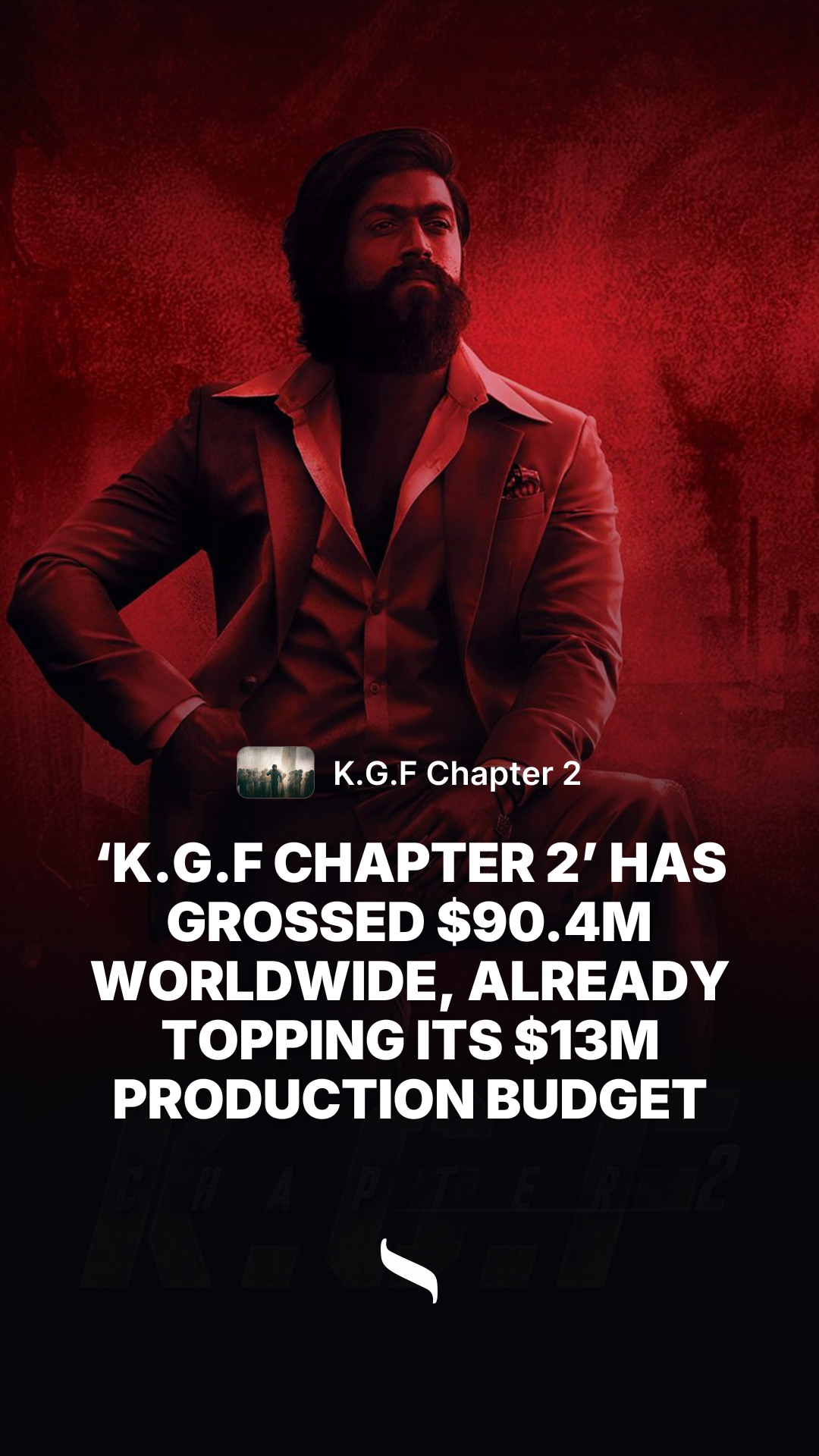 K.G.F Chapter 2 share card