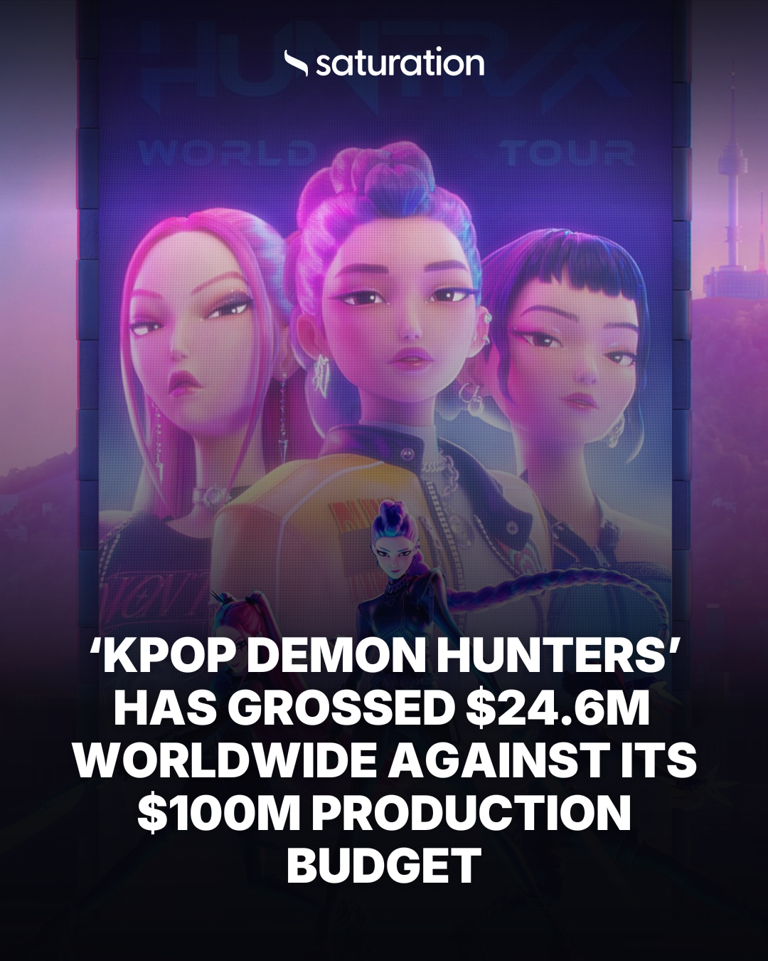 KPop Demon Hunters share card