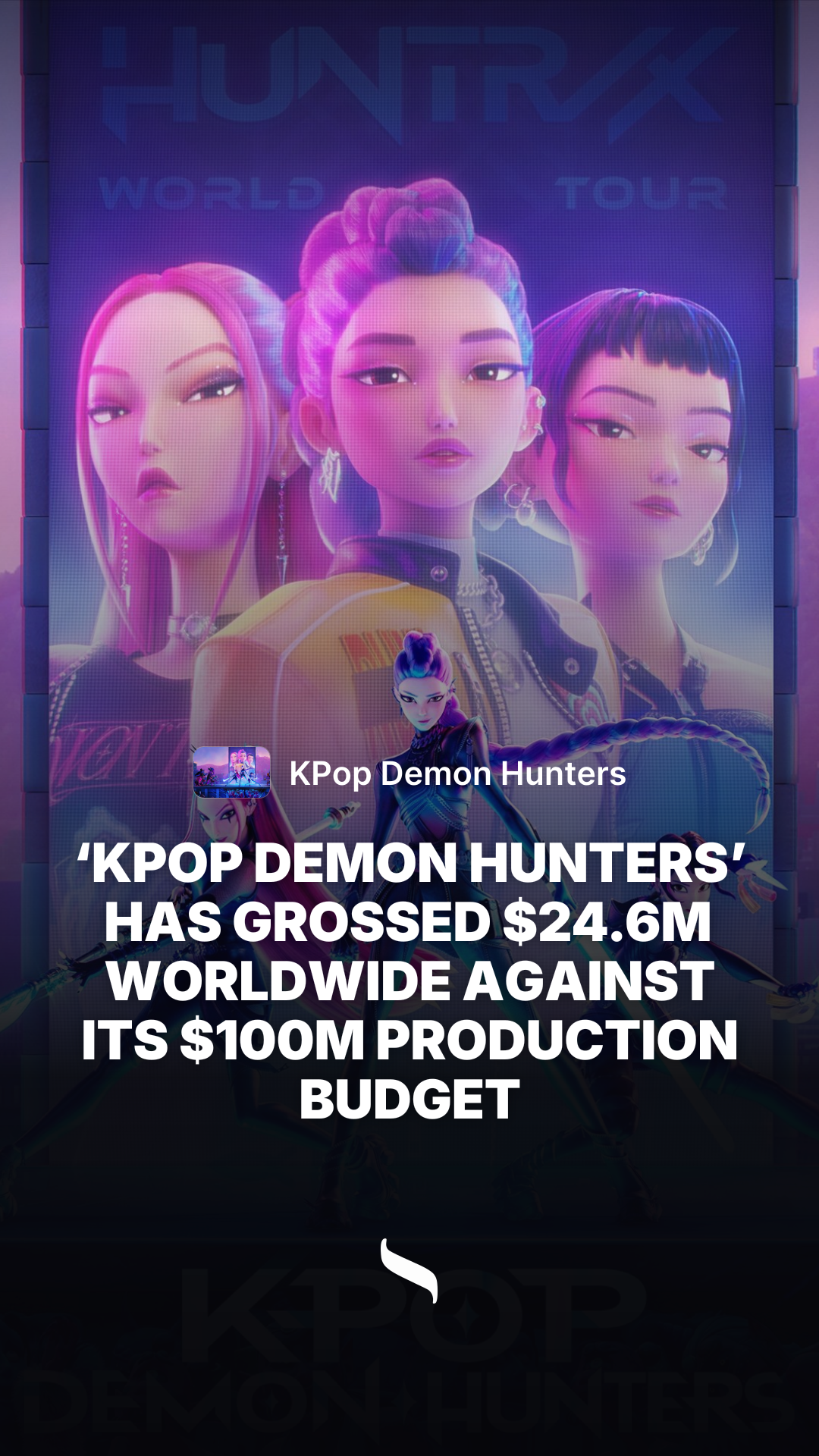 KPop Demon Hunters share card