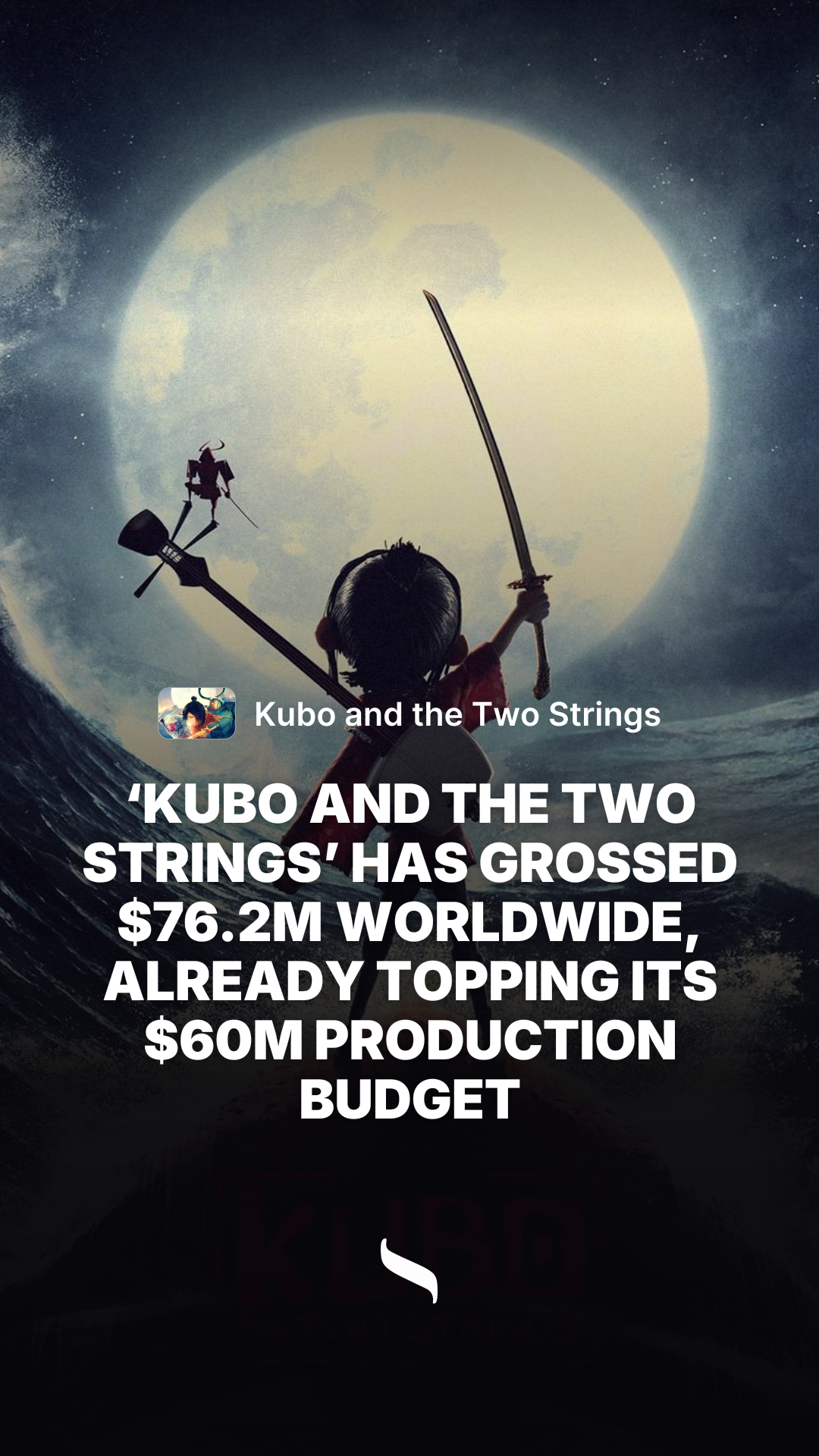 Kubo and the Two Strings share card