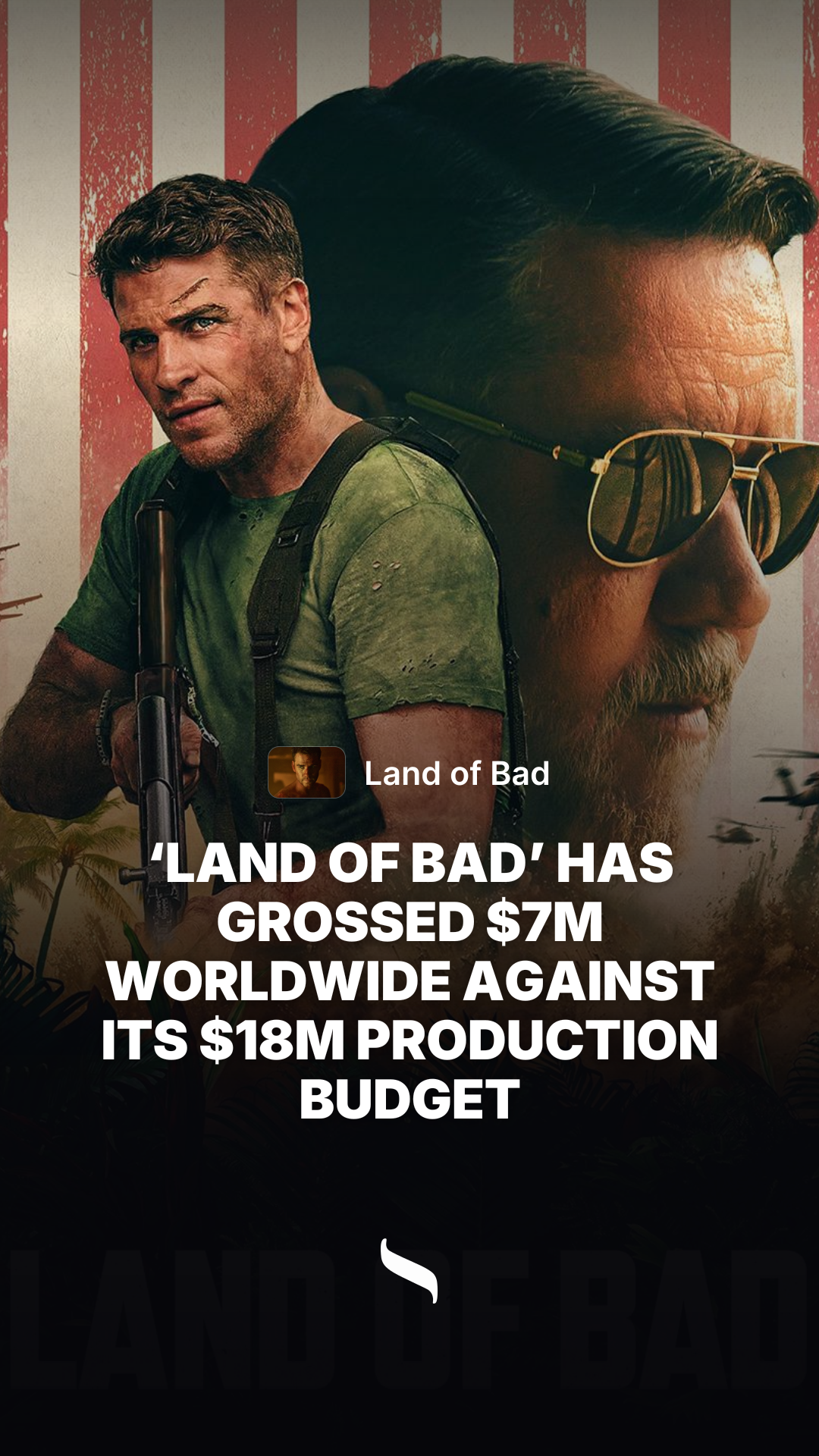 Land of Bad share card