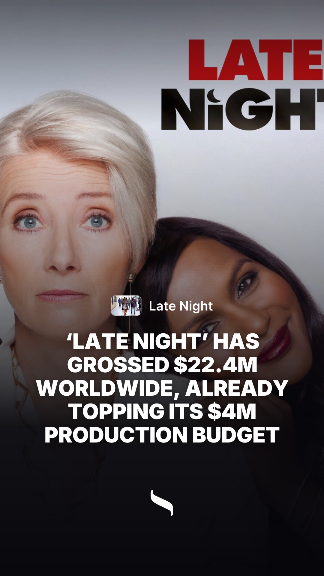 Late Night share card