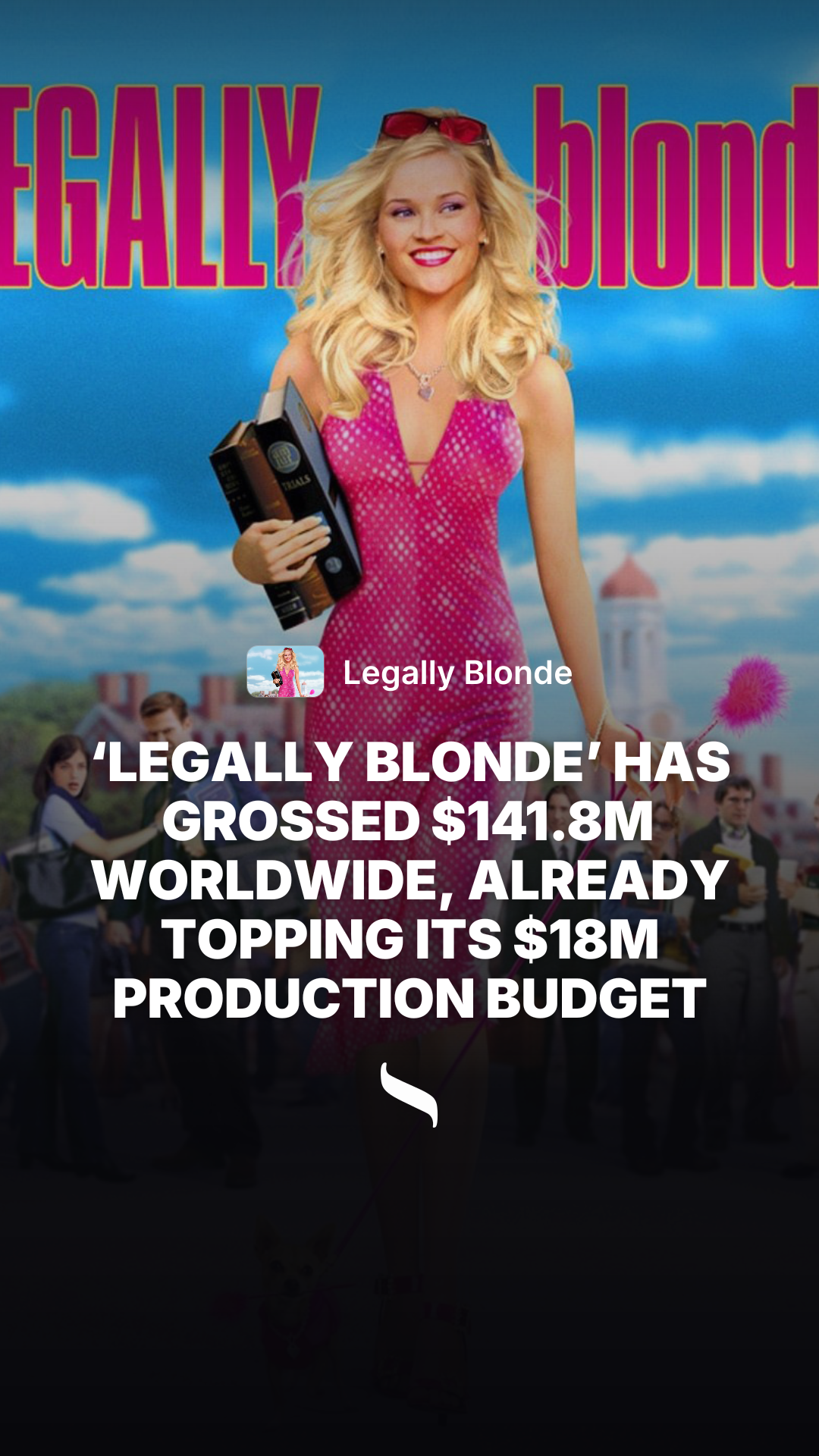 Legally Blonde share card