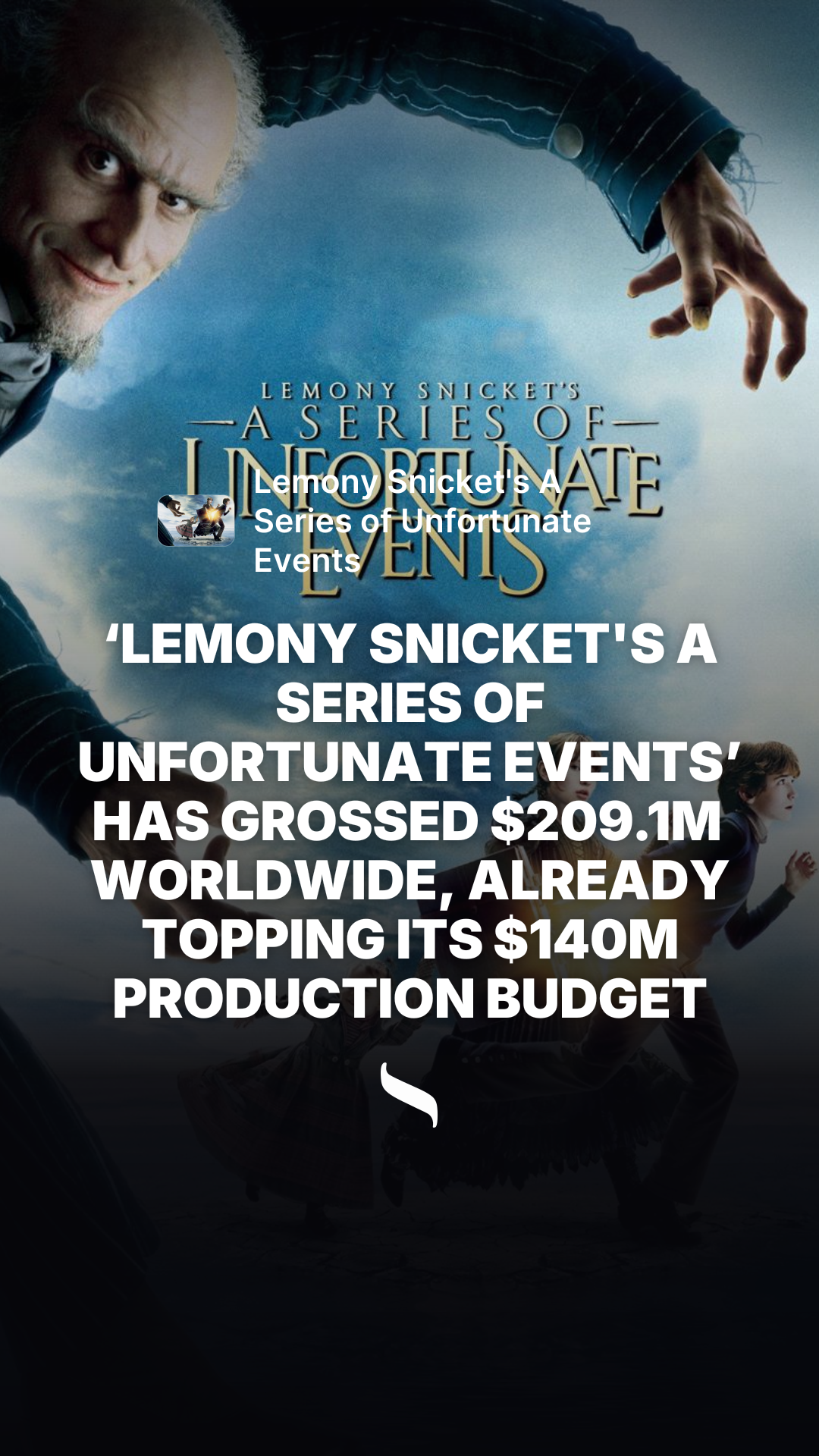 Lemony Snicket's A Series of Unfortunate Events share card