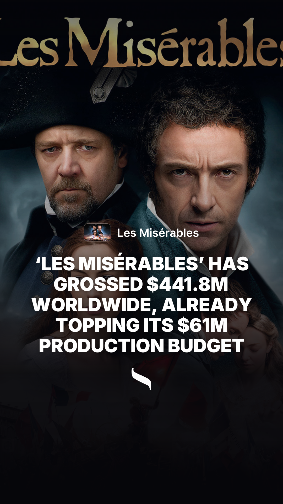Les Misérables share card