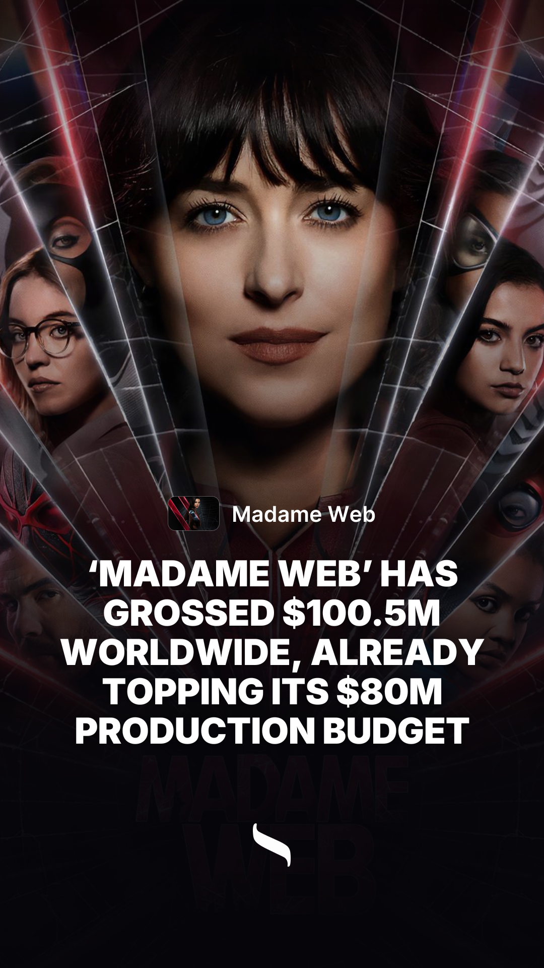Madame Web share card