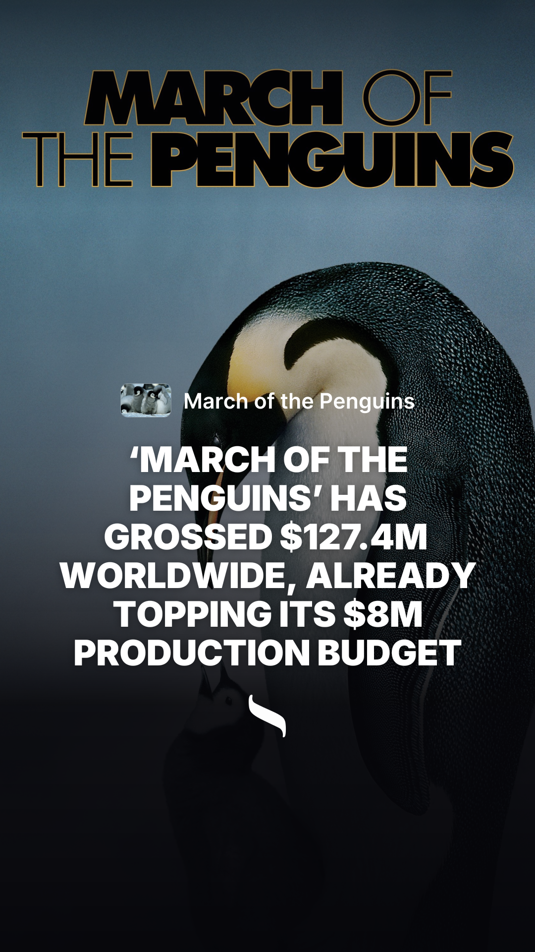 March of the Penguins share card