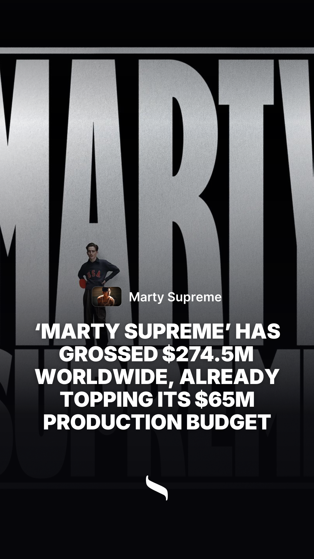 Marty Supreme share card
