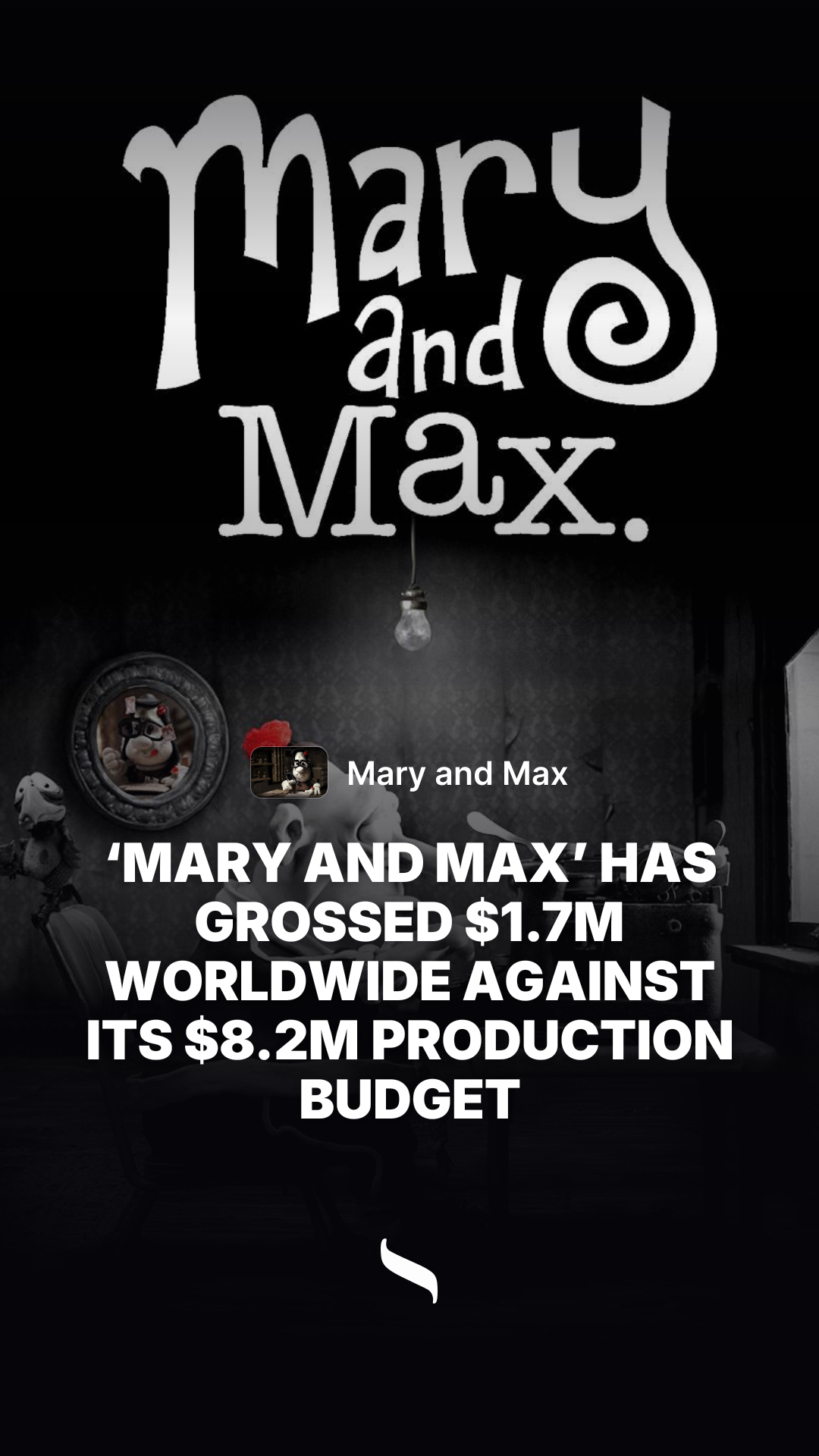 Mary and Max share card