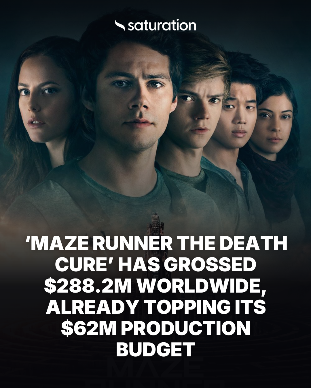 Maze Runner The Death Cure share card