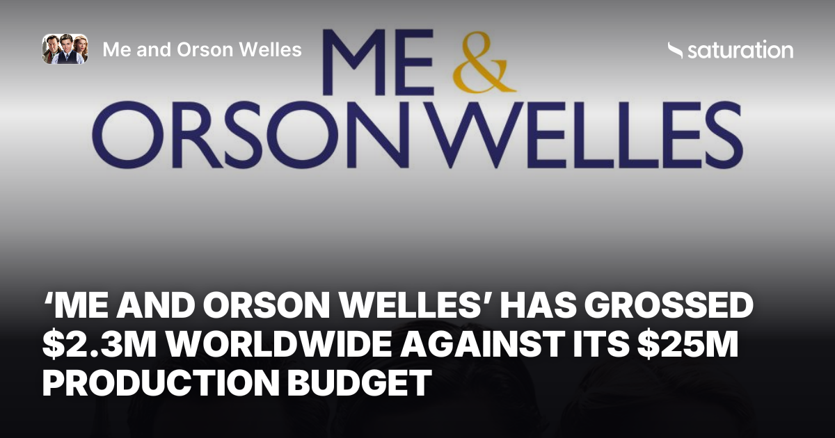 Me and Orson Welles share card