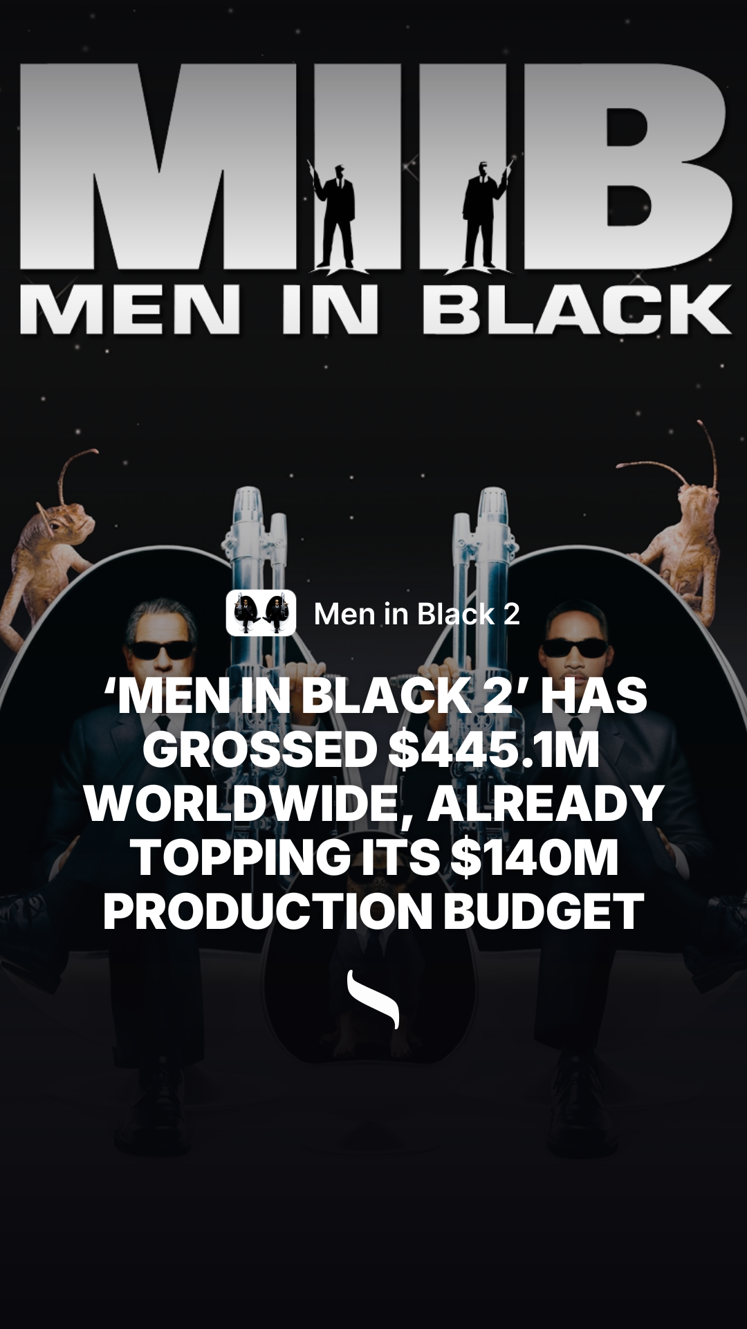 Men in Black 2 share card