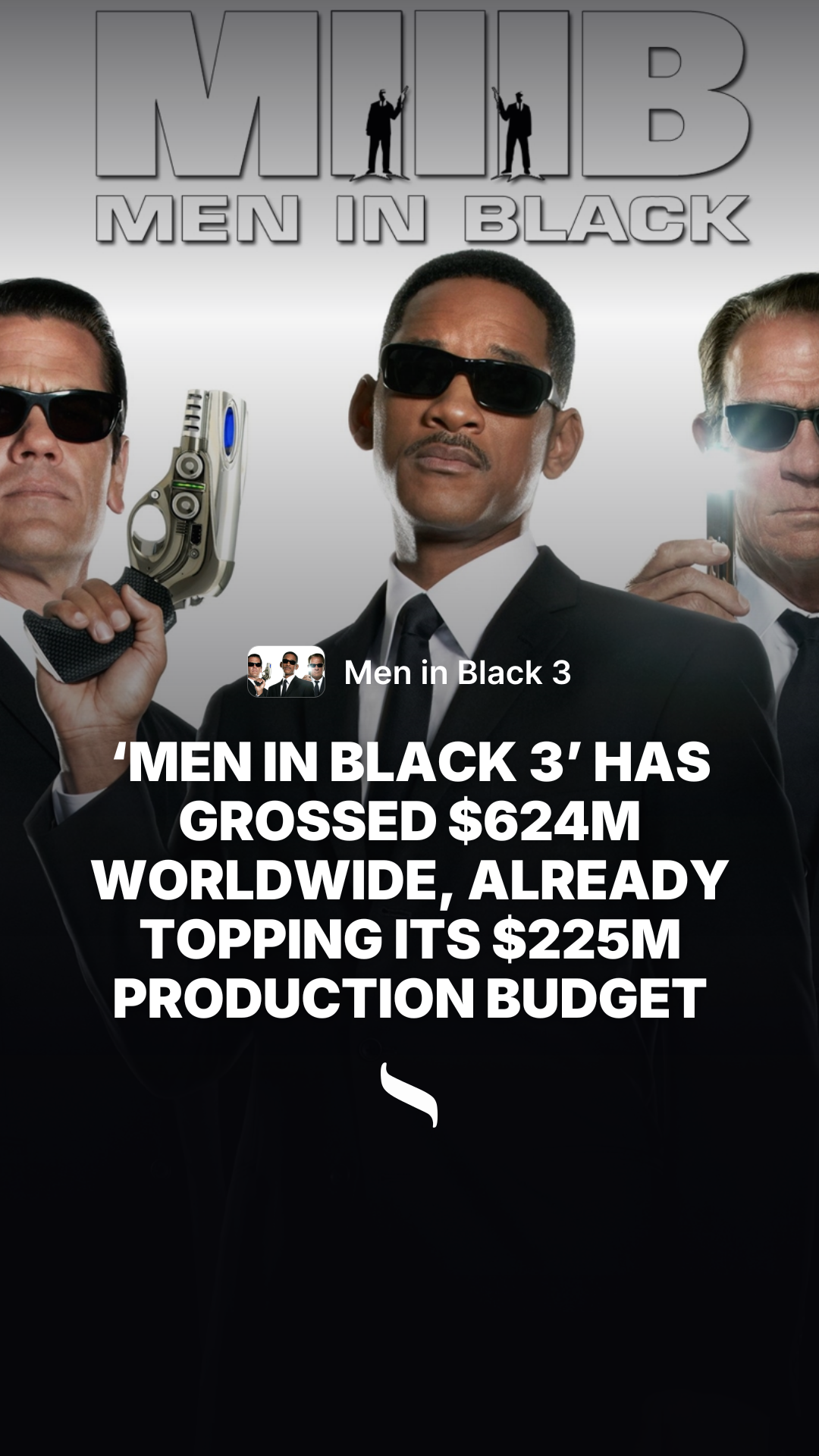 Men in Black 3 share card