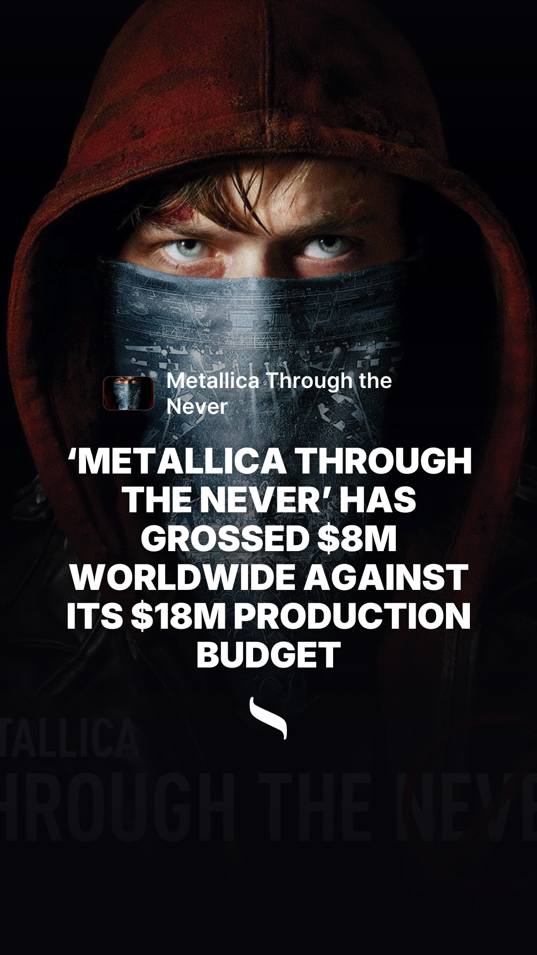 Metallica Through the Never share card