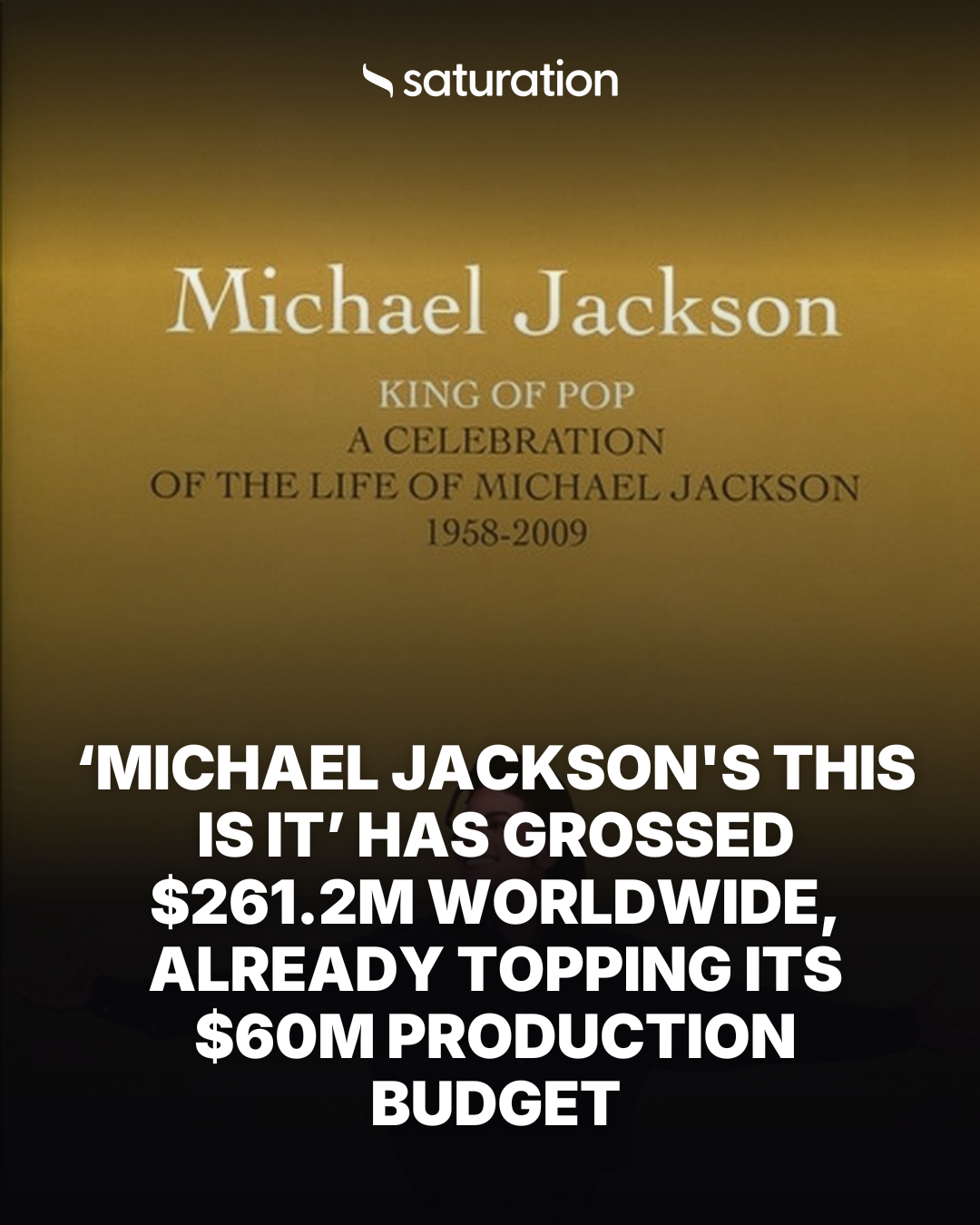 Michael Jackson's This Is It share card