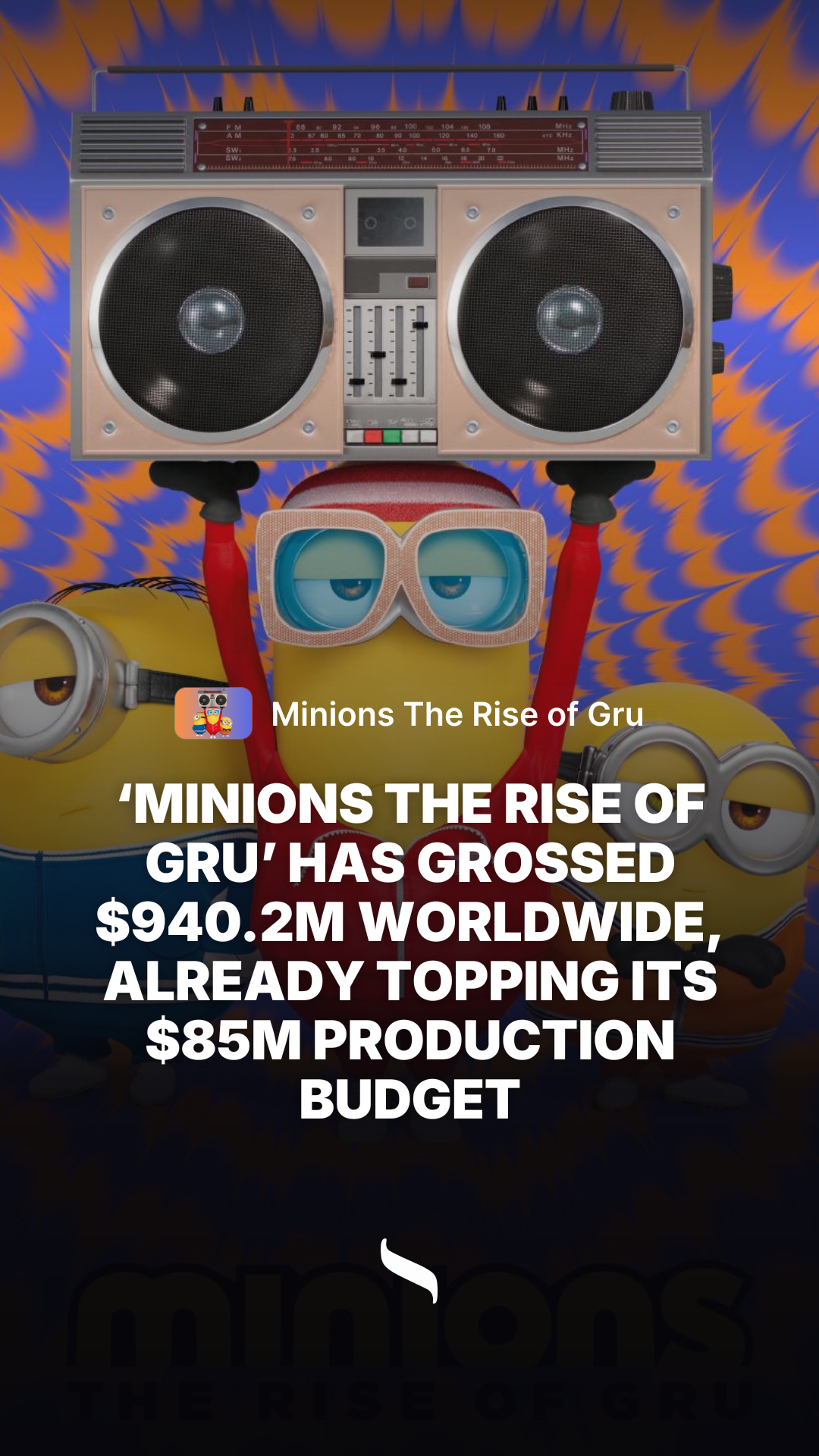 Minions The Rise of Gru share card