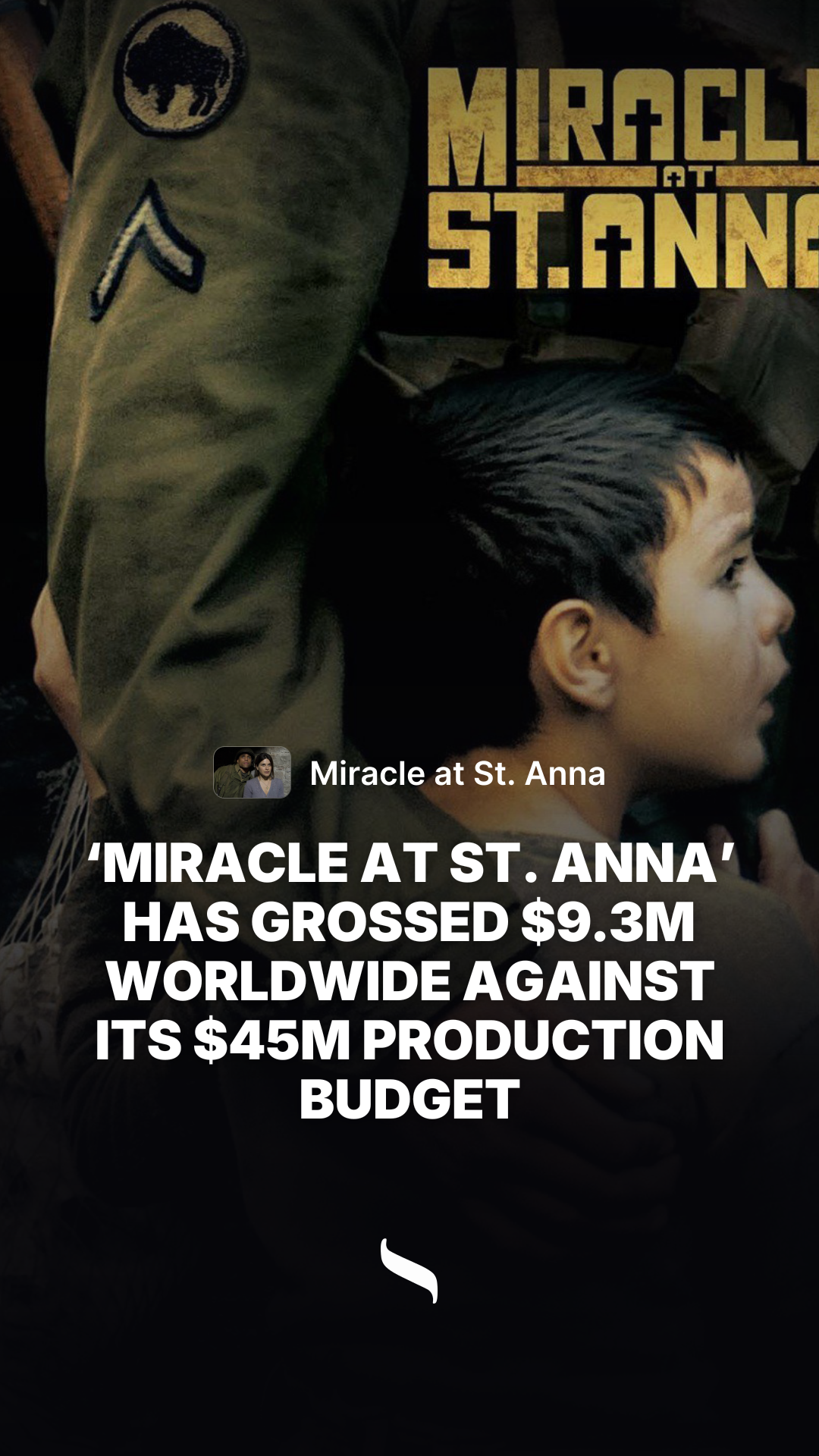 Miracle at St. Anna share card