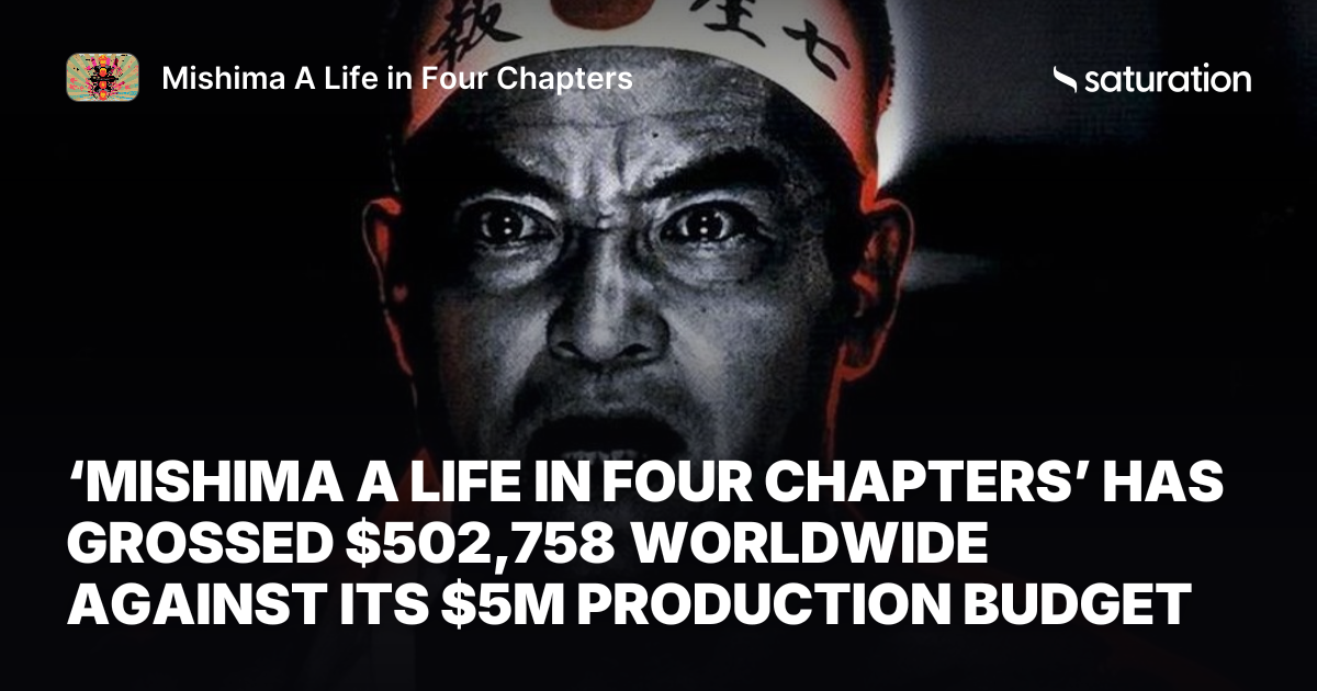 Mishima A Life in Four Chapters share card