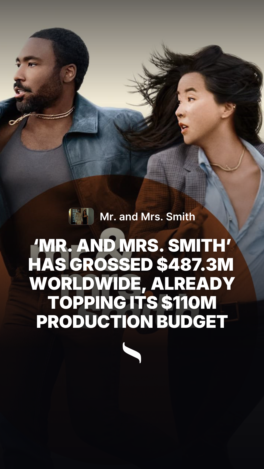 Mr. and Mrs. Smith share card
