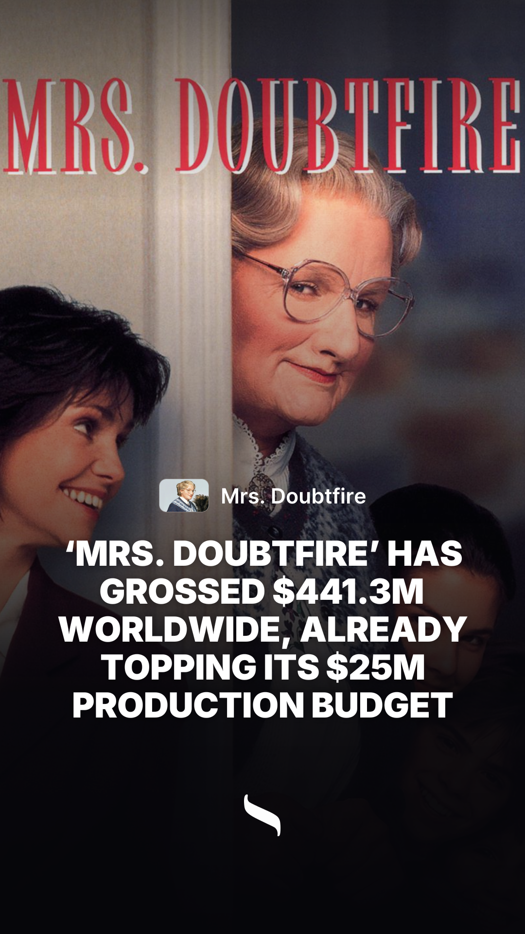 Mrs. Doubtfire share card