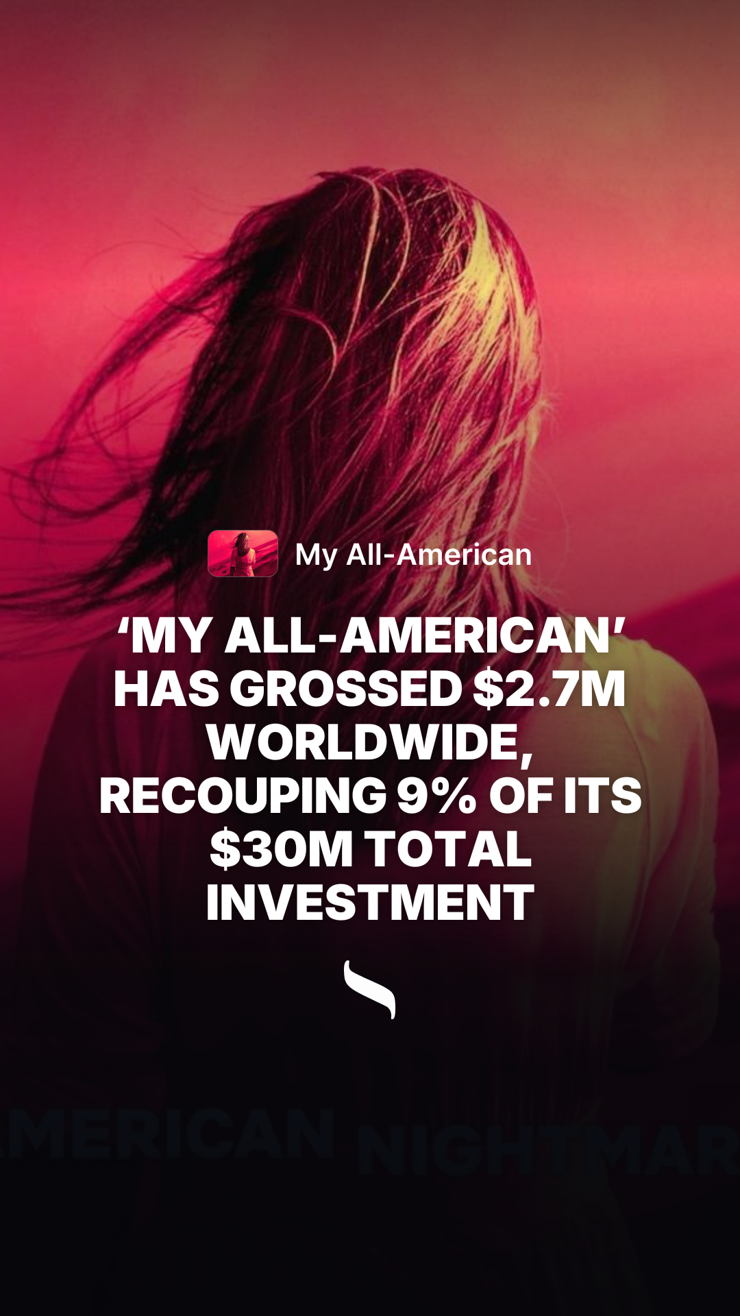 My All-American share card