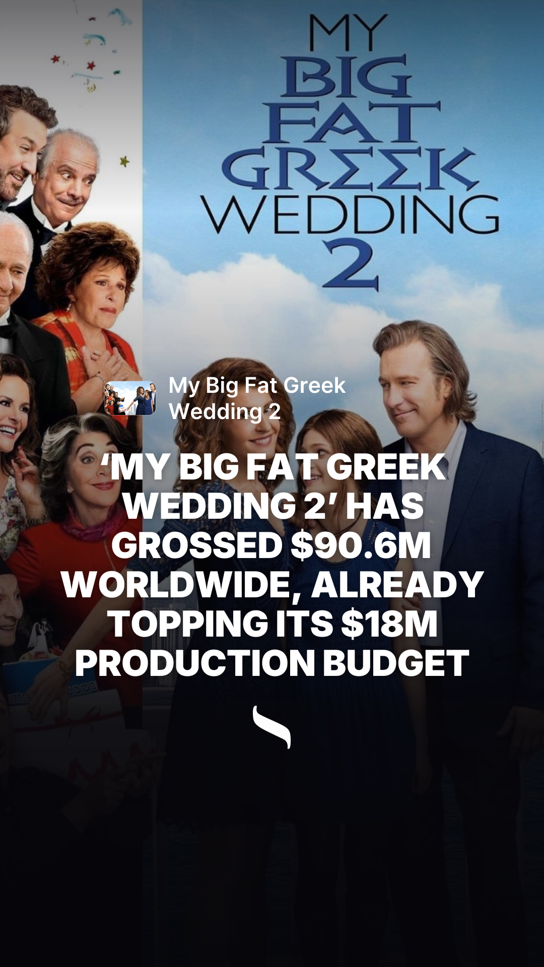 My Big Fat Greek Wedding 2 share card