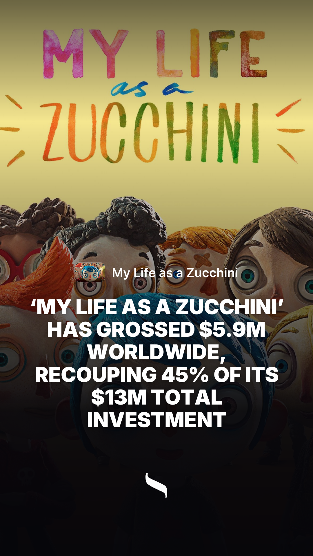 My Life as a Zucchini share card